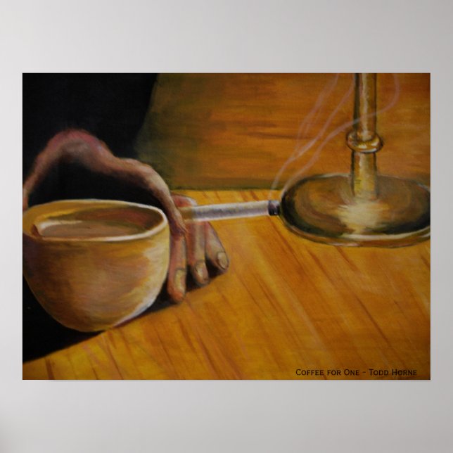 Poster Café pour un (Devant)