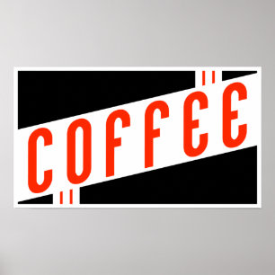 Poster café rétro