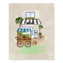 Café simple avec Panier à gâteaux - Chaleureux et 