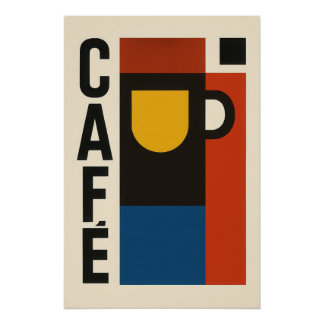 Poster Café structuré