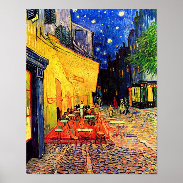 Poster Café Terrasse Place du Forum Van Gogh Art (Devant)