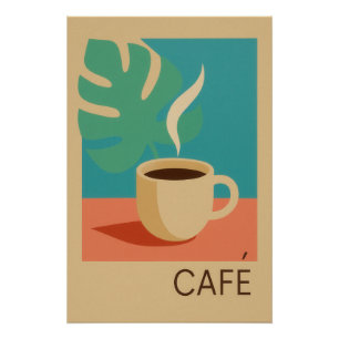 Poster Café tropical
