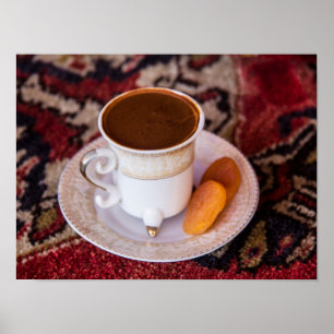 Poster Café Turc Et Fruits