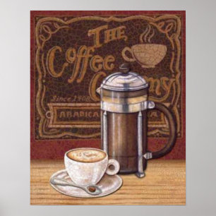 Poster Café vintage