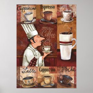 Poster Café vintage