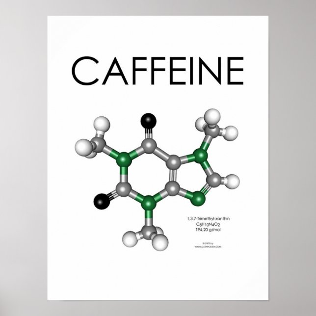 Poster Caféine 14*18 in - Eddition Starbucks... (Devant)