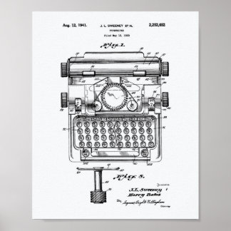 Poster Cahier blanc de 1941 sur l'art des brevets