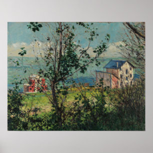 Poster Caillebotte - Cottage à Trouville