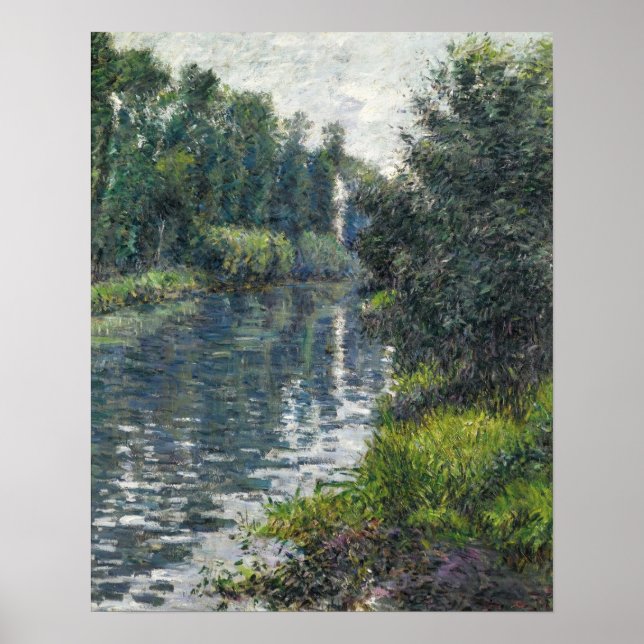 Poster Caillebotte - Le Petit Bras De La Seine (Devant)