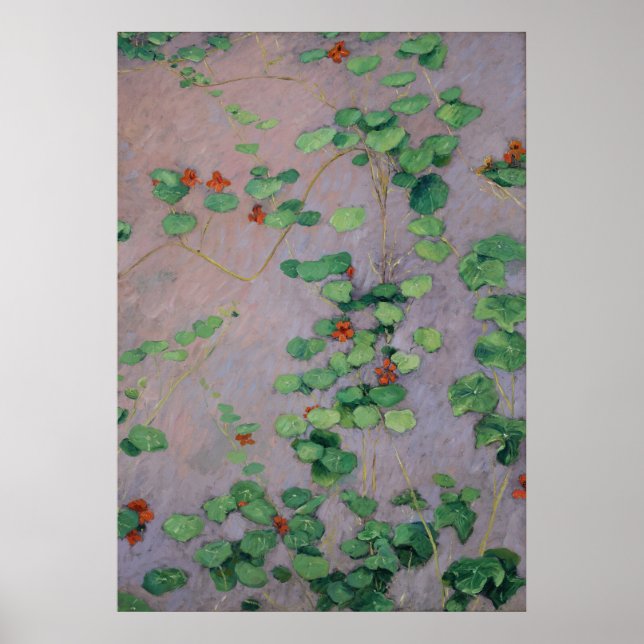 Poster Caillebotte - Nasturtiums (Devant)