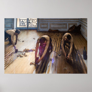 Poster Caillebotte - Raboteurs De Parquet 1875