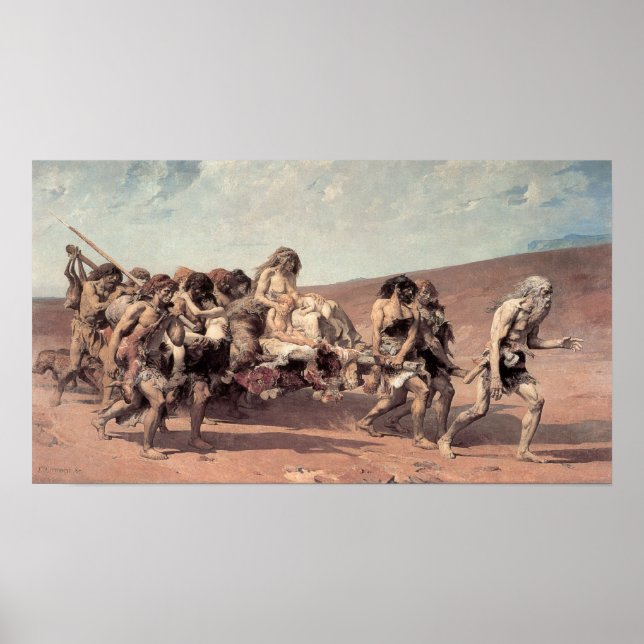 Poster Caïn volant devant la malédiction de l'Eternel (Devant)