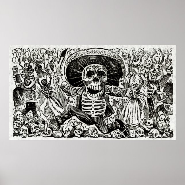 Poster Calaveras Oaxaquena (Devant)