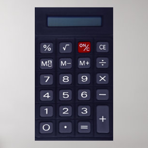 Poster calculatrice