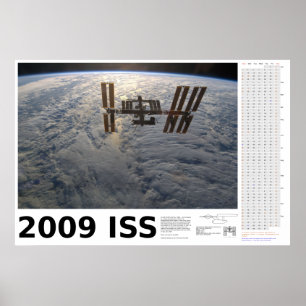 Poster Calendrier 2009 de la Station spatiale internation
