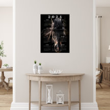 Calendrier 2024 Portrait de Cheval Noir Equus Beau