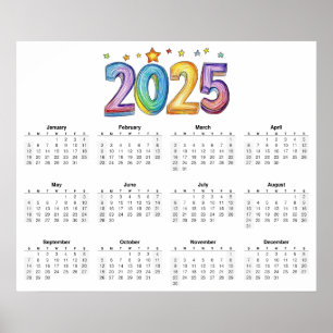 Poster Calendrier 2025