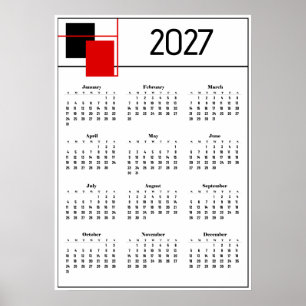 Poster Calendrier 2027
