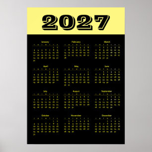 Poster Calendrier 2027