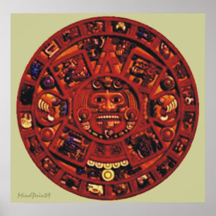 Poster Calendrier Aztec