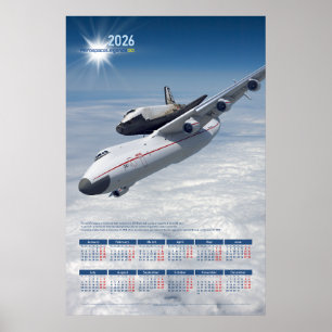 Poster Calendrier commémoratif 2026 Antonov An-225 "Mriya