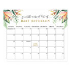 Calendrier de devinette de date d'accouchement pou