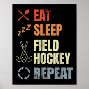Poster Calendrier de hockey sur gazon Sports de plein air