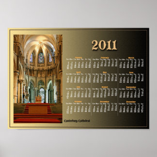 Poster Calendrier de la cathédrale