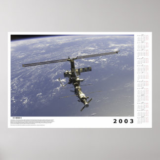 Poster Calendrier de la Station spatiale internationale p
