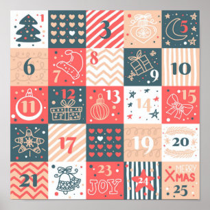 Poster Calendrier de l'Avent