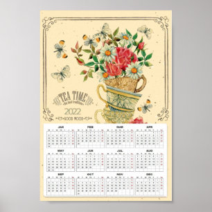 Poster Calendrier de thé 2022