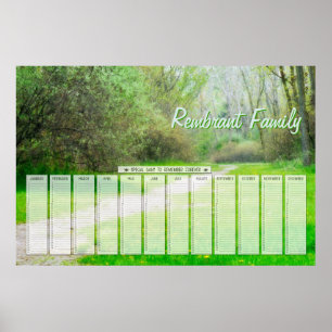 Poster Calendrier des Journées familiales spéciales du se