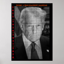 CALENDRIER DU BLACK-OUT DE 4 ANS DE TRUMP