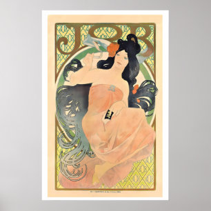 Poster Calendrier du zodiaque pour La Plume897 Vintage