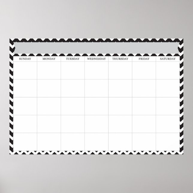 Poster Calendrier géant (Devant)