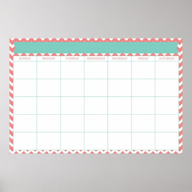 Poster Calendrier géant (Devant)