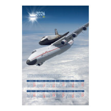 Calendrier hommage 2026 Antonov An-225 "Mriya"