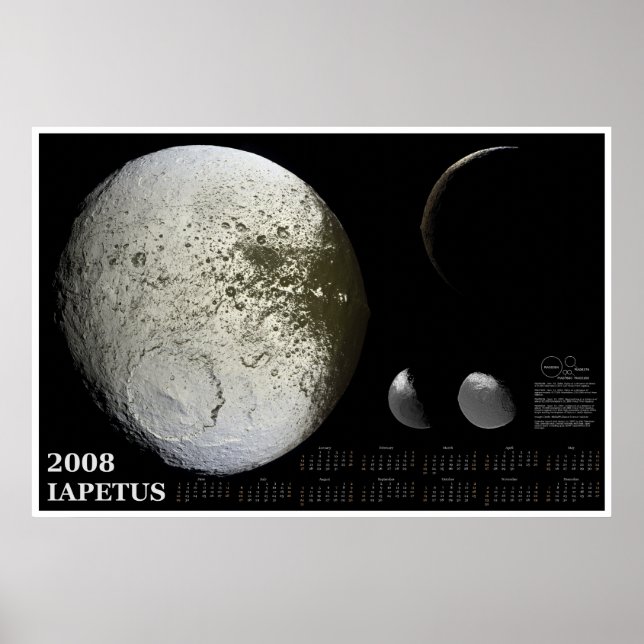 Poster Calendrier Iapetus 2008 (Devant)