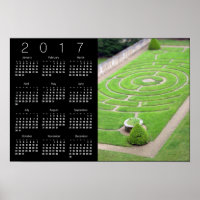 Poster Calendrier Labyrinth 2017