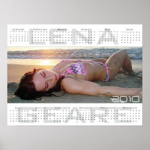 Poster Calendrier Lena geare 2010