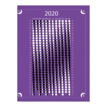 Calendrier Lunaire 2020 - Violet