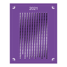 Calendrier Lunaire Violet 2021