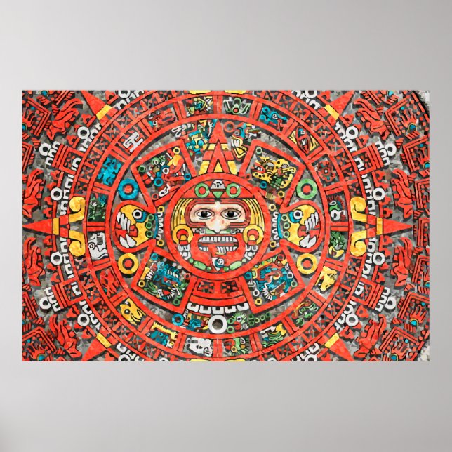 Poster Calendrier maya (Devant)