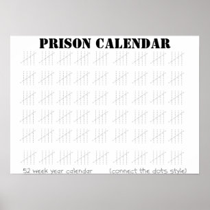 Poster Calendrier pénitentiaire