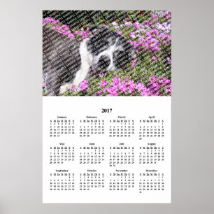 Poster Calendrier personnalisé annuel de photo de famille