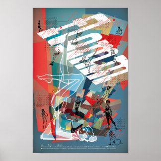 Poster CALENDRIER pin-up 2024 FLOMMus