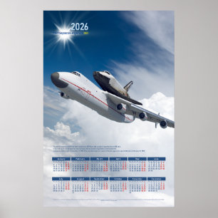 Poster Calendrier technique de l'Antonov An-225 Mriya 202