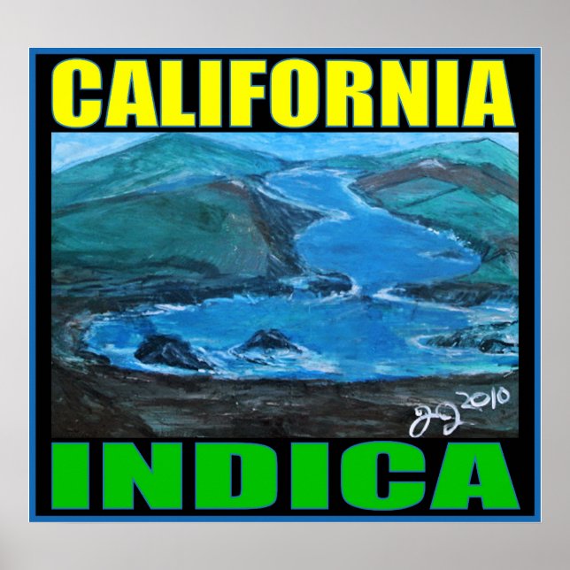 POSTER CALIFORNIA INDICA (Devant)