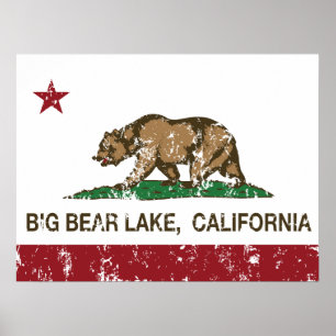 Poster California Republic Big Bear Lake