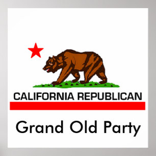 Poster California Republican